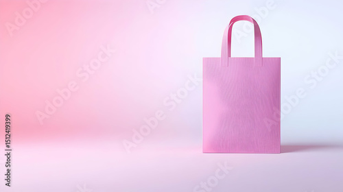 Pink Pixelated Tote Bag Design