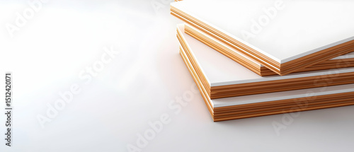 Stacked White And Brown Food Items