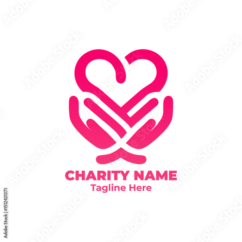 Charity empowerment design for fundraising donation volunteer nonprofit aid kindness generosity activism outreach support help heart hope love compassion