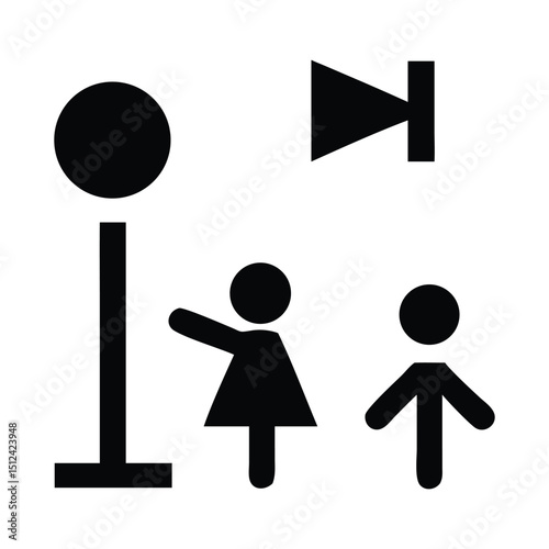 man and woman sign