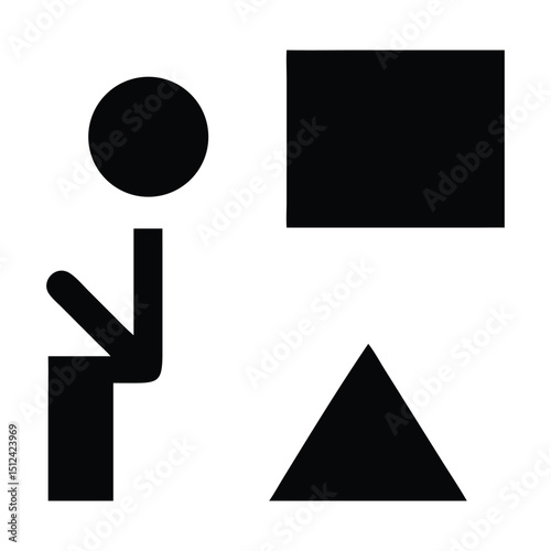 Geometric Shapes and Figure Icon