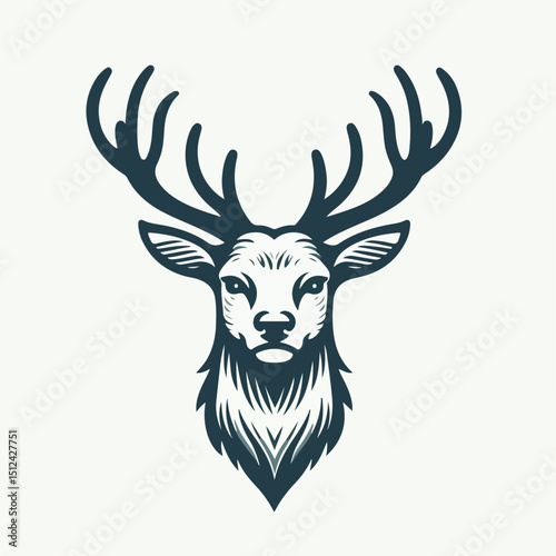 deer head vector illustration