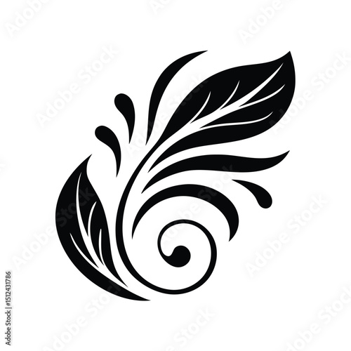 abstract floral design