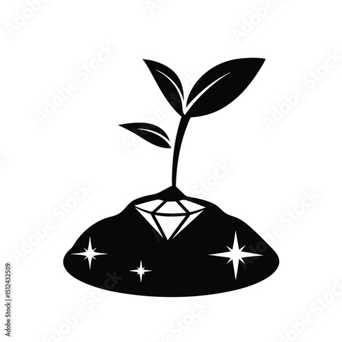 vector illustration of a plant
