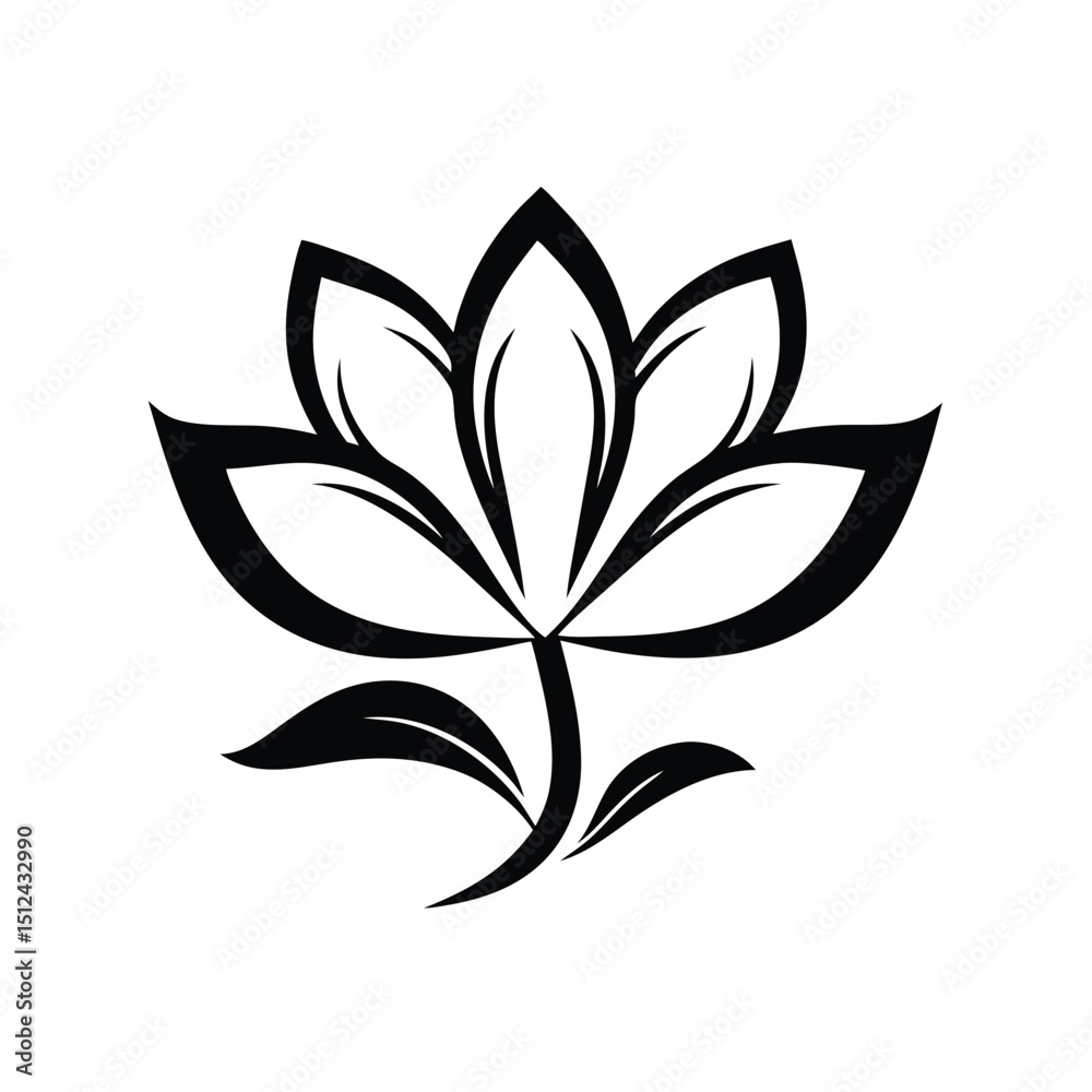 abstract floral design