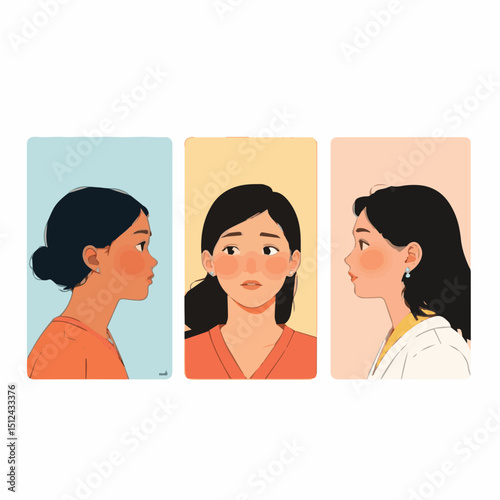 Corporate Teamwork Vector Illustration – Professional Meeting, Leadership & Office Collaboration with Business Attire, Strategy Planning, Employee Engagement & Workplace Partnership Concepts