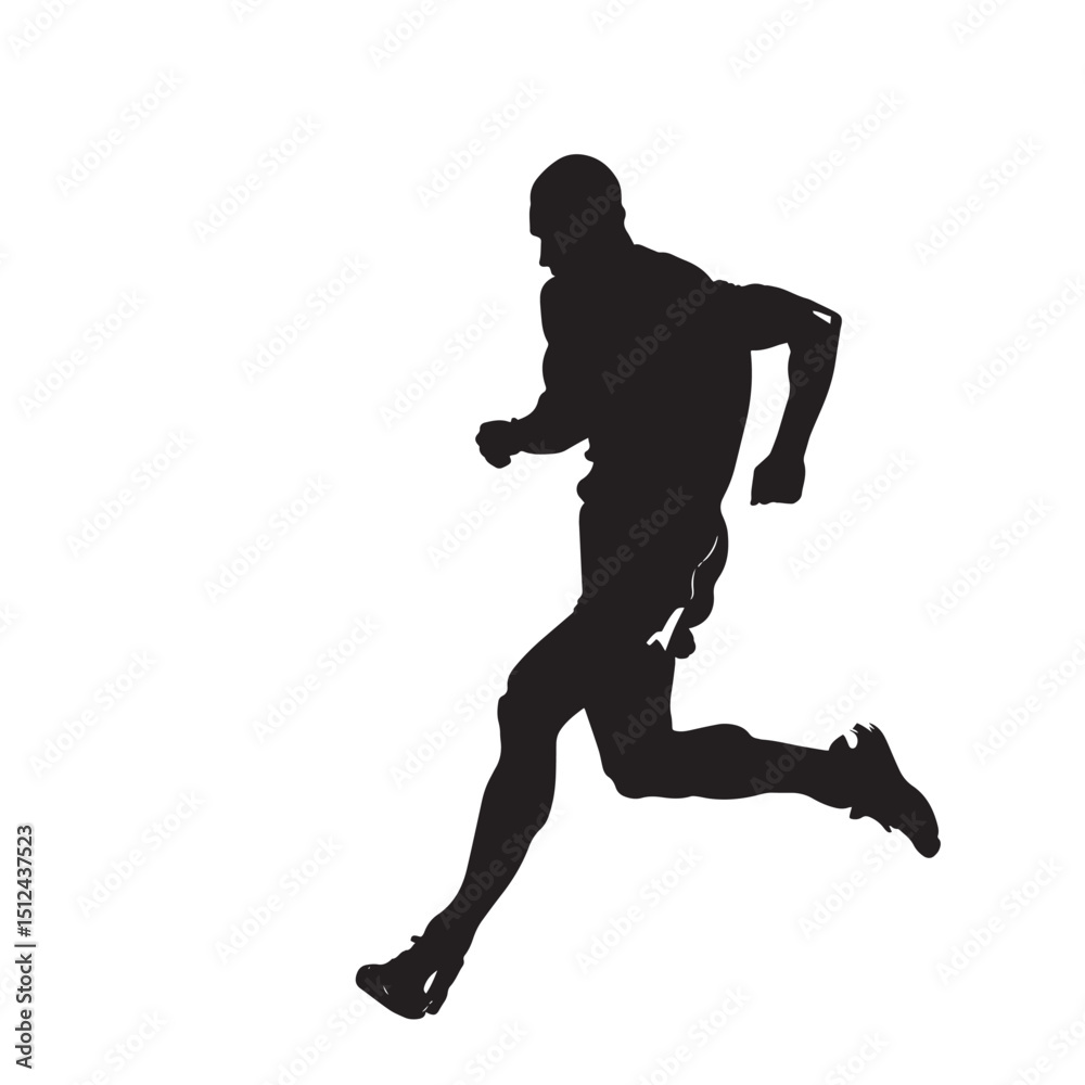 man runner sprinter silhouette man runner sprinter silhouette