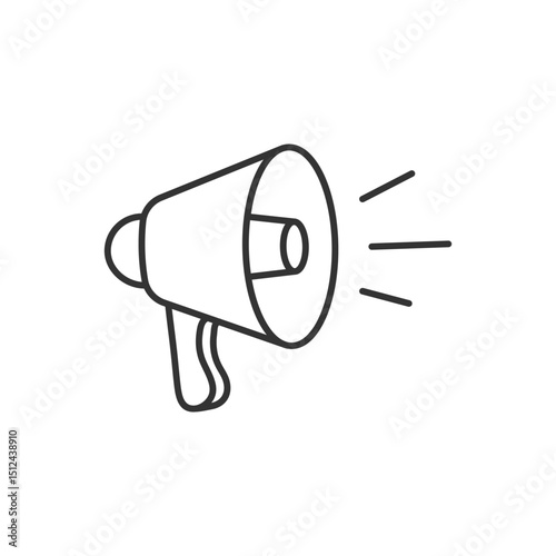 Megaphone Icon Vector Design.