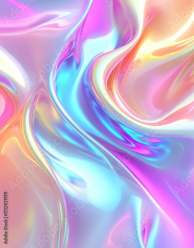 Holographic rainbow foil iridescent texture abstract hologram background