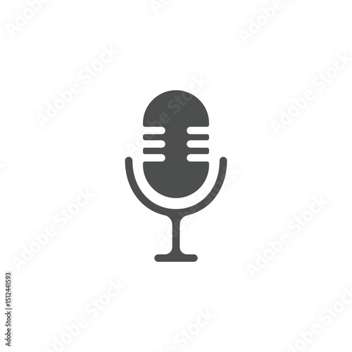 Microphone Icon Vector Design.