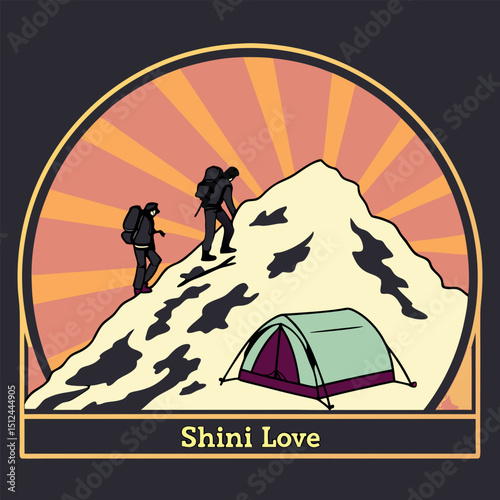 Embark on your outdoor adventures with this stylish t-shirt featuring a mountainous landscape and the inspiring phrase "Chase The Sunnit." Perfect for hikers and nature enthusiasts alike