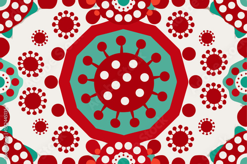  Coronavirus Abstract Illustration