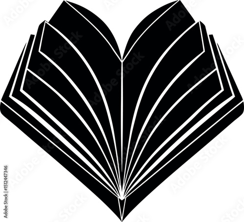 open book vector