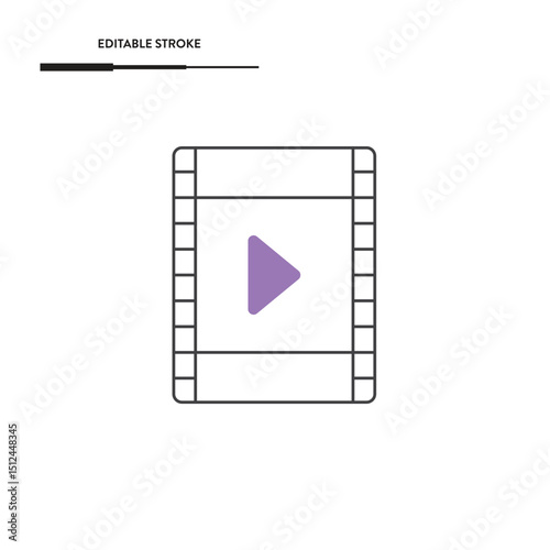 Multimedia Icon Vector Design.