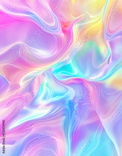 Holographic rainbow foil iridescent texture abstract hologram background