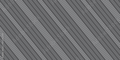 Grey diagonal striped seamless pattern background suitable for fashion textiles, graphics.