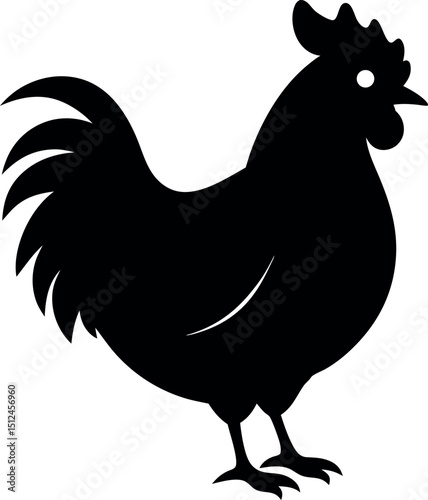 Rooster Chicken Silhouette

