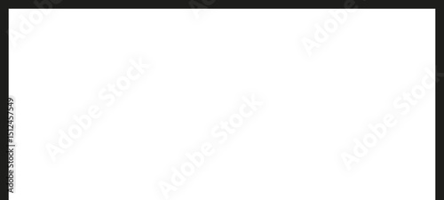 A thick outlined long horizontal rectangle with no side opening.