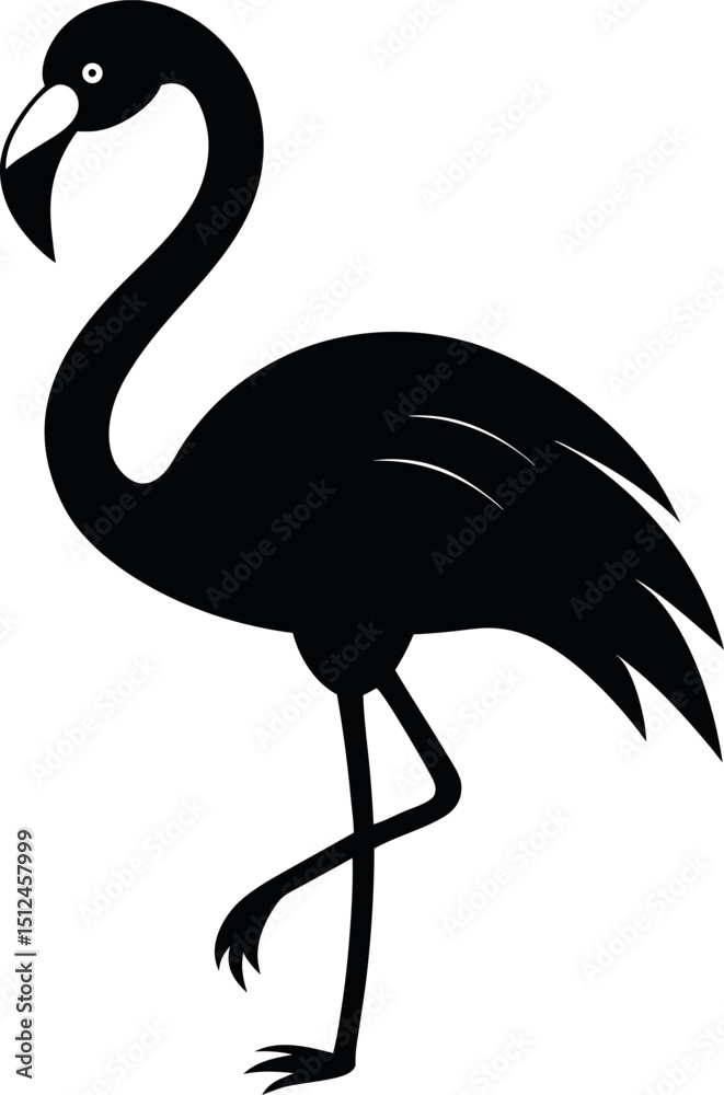 Fototapeta premium Ostrich Bird Icon