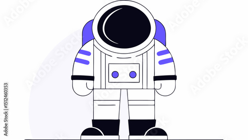 Astronaut Suit  Vector Graphic vector illustration