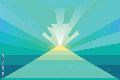 Abstract background with lighting effects gradient turquoise and pastel colors suitable for banners advertisements and modern graphic design projects with