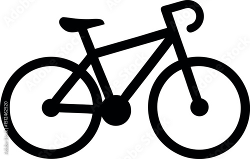 vintage bicycle silhouette