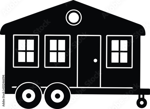 Local restaurants .Illustration of main street store closure.Restaurant Building Icon Vector Illustration