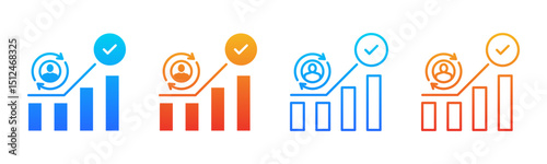 Self Actualization icon sheet multiple style collection