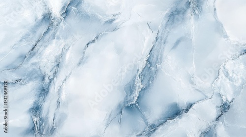 ice texture. Blue background marble wall.