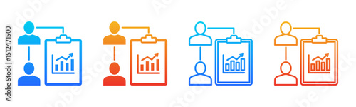 Accountability icon sheet multiple style collection