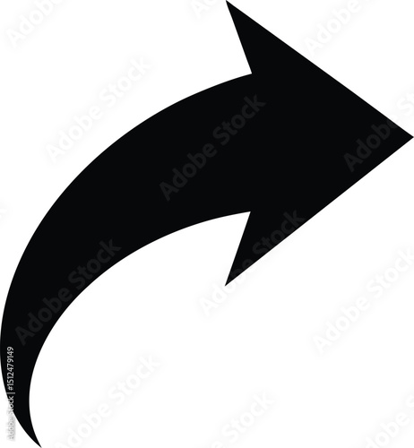 Forward icon vector, share arrow icons, reply, send, next, right arrows, curve arrows icons flat illustration isolated on white background.