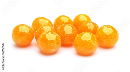 Sweets laddu isolated white background. Generative Ai
