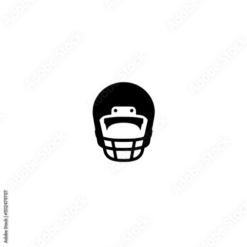 American football helmet gear equipment sport safety head protection gridiron athletic competition headgear icon