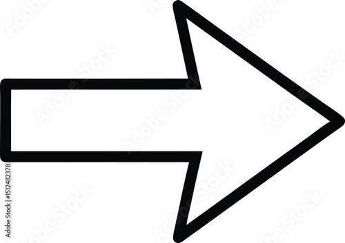 Black arrow pointing to the right