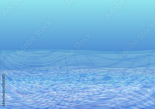 blue abstract water background vector illustration