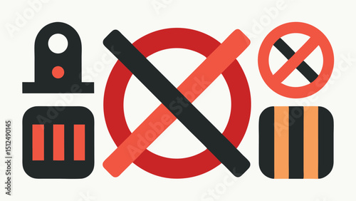 Podcast and Streaming Microphone Vector Icons