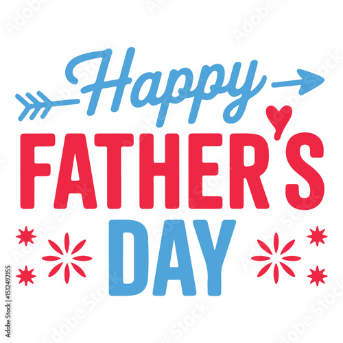 Fathers Day Vector Design – Celebrating Dad's Day	