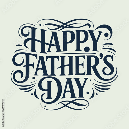 Fathers Day Vector Design – Celebrating Dad's Day	
