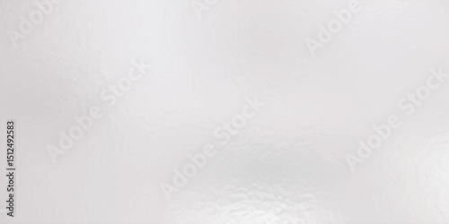 Silver foil background with metal mirror texture. Chrome gradient surface with light gloss. Vector aluminum grey sheet with reflection.