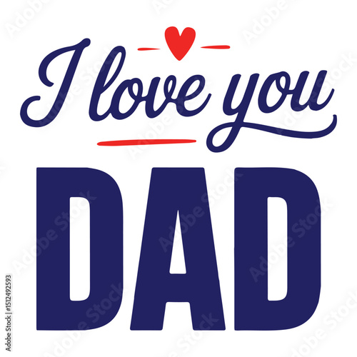 Fathers Day Vector Design – Celebrating Dad's Day	