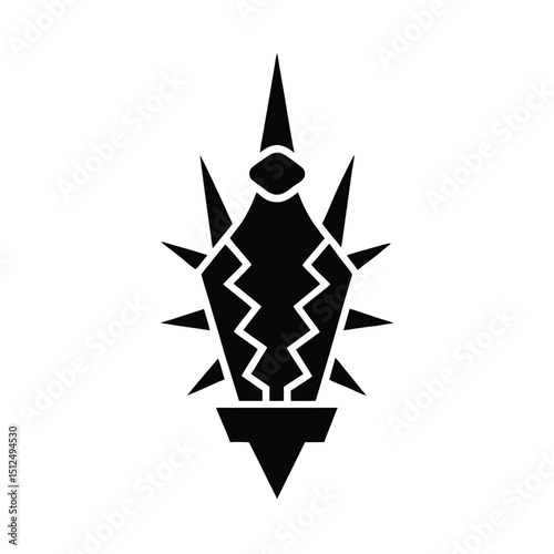 Climbing Spike Icon Vector Illustration