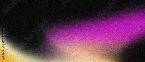 Abstract vibrant background pink yellow abstract gradient shape on black photo