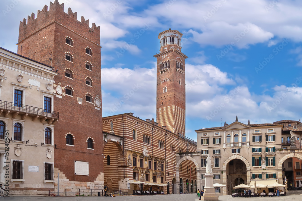 Obraz premium Piazza dei Signori, Verona, Italy