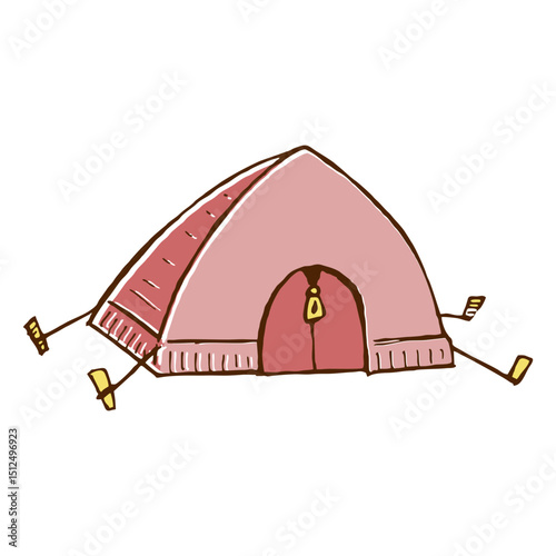 Camping tent icon