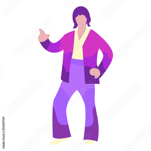 70s disco move flat