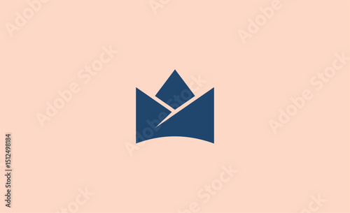 Crown Logo with Letter  M. Elegant, King, Royal and Premium concept for Luxury and jewellery Brand.
