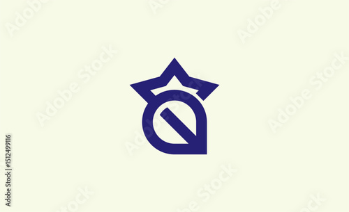 Crown Logo with Letter  Q. Elegant, King, Royal and Premium concept for Luxury and jewellery Brand.
