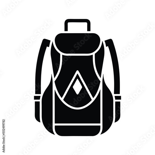 Hiking Rehydration Pack Icon Vector Illustration