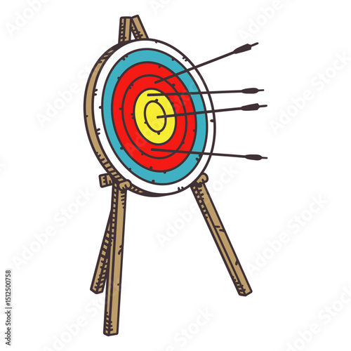 Bullseye sport archery
