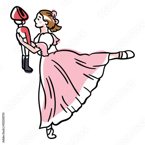 Ballet dancing ballerina people